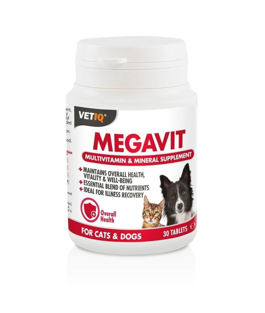 Vet Iq Megavit Kedi Ve Köpek Vitamini 30 Tablet | SRC: Barcode: 750826000639